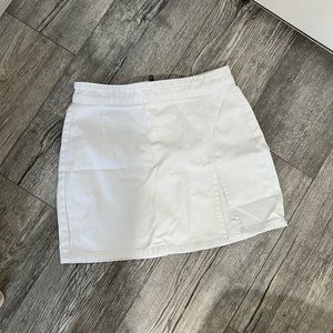 White skirt